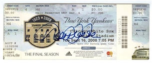 Derek Jeter Signed Tickets for Two New York Yankee Milestone Hit Games   